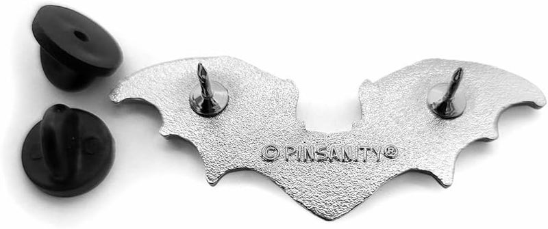 Pinsanity Black Bat Enamel Lapel Pin - Image 3